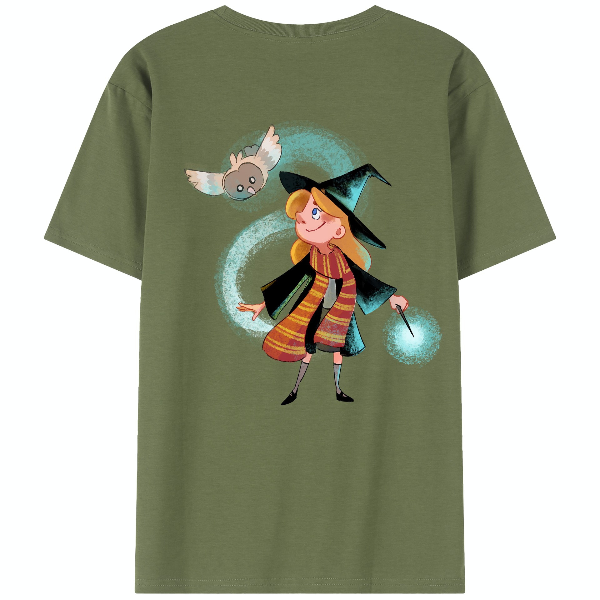 （画像用） Harry Potter ハリー・ポッターシリーズ 綿100％半袖Tシャツ（背面プリント）